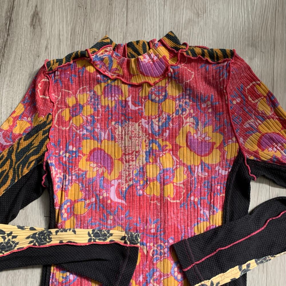 Free People Meadow Mixing Long Sleeve Shirt M - Picture 3 of 5